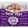 thumbnail image 4 of Mom Blanket Gifts for Mom,Mothers Day Best Gifts for Mom from Daughter Son,Super Soft Throw Blankets for Mom's Birthday Gifts for Bed Couch 50”x40”, 4 of 5