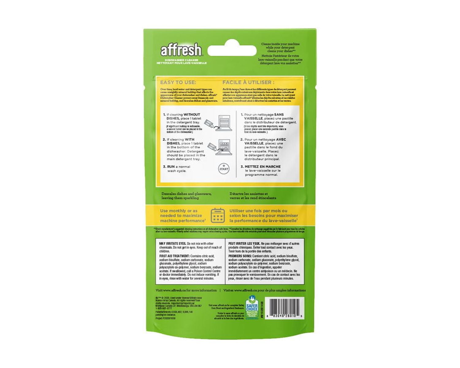 Affresh® Dishwasher Cleaner, 3 x 20 g