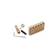 thumbnail image 3 of Advancent Tremolo Bridges Instrumento exquisito Reemplazo de piezas resistentes al desgaste Puente de guitarra eléctrica Bloque de latón Accesorios para instrumentos musicales, 3 of 6