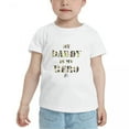 thumbnail image 2 of My Daddy is My Hero Funny Toddler T-Shirts for Boys Girls (White, Youth S), 2 of 5