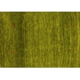 thumbnail image 1 of Ahgly Company Indoor Rectangle Abstract Yellow Contemporary Area Rugs, 2' x 4', 1 of 4