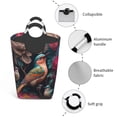 thumbnail image 4 of KLL Colorful Tulip Rose Bird Laundry Hamper,Large Canvas Fabric Lightweight Storage Basket Toy Organizer Dirty Clothes Collapsible Waterproof, 4 of 6