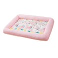 thumbnail image 1 of Alfombrilla refrescante para perros, colchoneta para dormir, cama para gatos, manta térmica y cojín para gatos - Rosa Rosa XL, 1 of 9