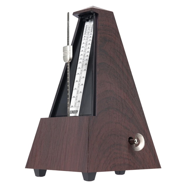 Metrónomo mecánico Sondery Classic con campana 40-208 bpm negro