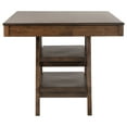 thumbnail image 6 of Ferrara Walnut 2-Drawer Counter Height Table, 6 of 6