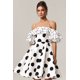 thumbnail image 4 of Minivestido Dolcie con volantes y punto ondulado de Dress Bellabarnetten, 4 of 6