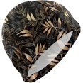 thumbnail image 1 of FYBTO Bonnet de Bain Tropical FYBTO Feuilles Unisexe Adulte FYBTO Polyester, 1 of 4