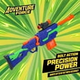 thumbnail image 3 of Adventure Force Rebel Foam Dart Blaster Set, Bolt-Action Clip-Fed Design, 1 Blaster with 8 Accu-Blast Darts, Clip and Detachable Scope, Compatible with Most Standard Nerf Blasters, Ages 8+, 3 of 6