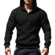 thumbnail image 2 of pstuiky Camisas para hombre de manga larga, Suéter informal de moda para hombre, color liso, con capucha y manga larga Tops de hombre s, 2 of 9