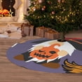 thumbnail image 6 of Yiaed Halloween Gnomes Print Christmas Tree Skirt , Tree SkirtsTree Mat for Christmas Winter Holiday Indoor Decorations-30", 6 of 7