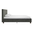 thumbnail image 5 of Desert Fields Rose Tufted Upholstered Platform Bed Frame, Queen, Gray Velvet, 5 of 18