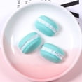 thumbnail image 3 of GENEMA Simulation Macaron Cake Artificial Resin Food Toys 10 Pcs Fake Food Model for DIY Handmade Keychain Phone Shell Accessories Supplies, 3 of 19