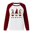 thumbnail image 4 of Hueook Sweatshirts for Women Plus Size Round-Neck Winter Fall Fashion Christmas Printed Pullover Long Sleeve Casual Sweater Blouse Tops with Pocket, 4 of 4