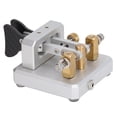 thumbnail image 1 of Double Paddle Morse Code Key, Portable Morse Code Double Paddle Auto Electric Key CW Morse Practice Key for Training, 1 of 8