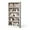 White, variant on LITTLE TREE 72 Inch Tall Bookcase, Freestanding 6-Tier Library Bookshelf with Closed Shelves, Large Open Bookcases Organizer Wooden Display Shelving Unit for Bedroom Living Room Office, White