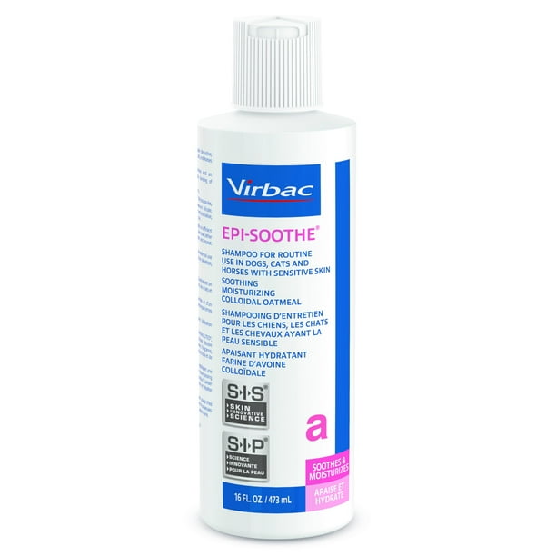 Champú para mascotas Virbac Epi-Soothe para perros, gatos y caballos 473 ml