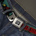 thumbnail image 2 of Buckle-Down Belt, Seatbelt Buckle Belt, Zombie Killer Zombie March Green Red Black, Youth 22 to 32 Inches, 2 of 9