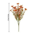 thumbnail image 3 of PEIBang 5Pcs Fake Fall Flowers Autumn Decorations,Fall Orange Artificial Flowers,Fake Silk Flowers for Thanksgiving Fall Decor Floral Arrangement, 3 of 7