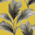 thumbnail image 1 of Belgravia - Papel Pintado de Pared Kailani Diseño Hoja (Amarillo, Gris), 1 of 2