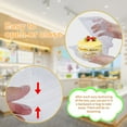 thumbnail image 6 of Tripumer 100 PCS Clear Plastic Food Containers Square Hinged Takeaway Containers Disposable Cake Containers with Lids Stackable Lunch Boxes Suitable for Salads, Pasta, Sandwiches, Cookies, 6 of 10