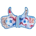 thumbnail image 2 of JZCHUNTOY EVA Foam Cheer Thumb Glove 1 Piece, Lightweight Durable Noisemaker Sports Fan Hand Prop, Reusable Large Size Cheering Accessory, for Sports Games Concerts Parties Event Atmosphere Use, 2 of 5