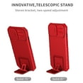 thumbnail image 4 of SaniMore for iPhone 15 Plus Case 2023, for iPhone 15 Plus Phone Case with Slide Camera Cover Built-in Kickstand Dual Layer Hybrid Shockproof Case for iPhone 15 Plus 6.7", Red, 4 of 12