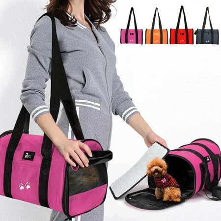 - 1Pcs Pet Dog Puppy Cat Portable Travel Carrier Tote Cage Bag Kennel Crates Box Holder for Pet Between 0.5-3.5KG Gift