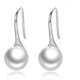 thumbnail image 1 of Simulated Pearl 925 Sterling Silver Earrings For Women Dangle Drop Earring Gift, 1 of 5