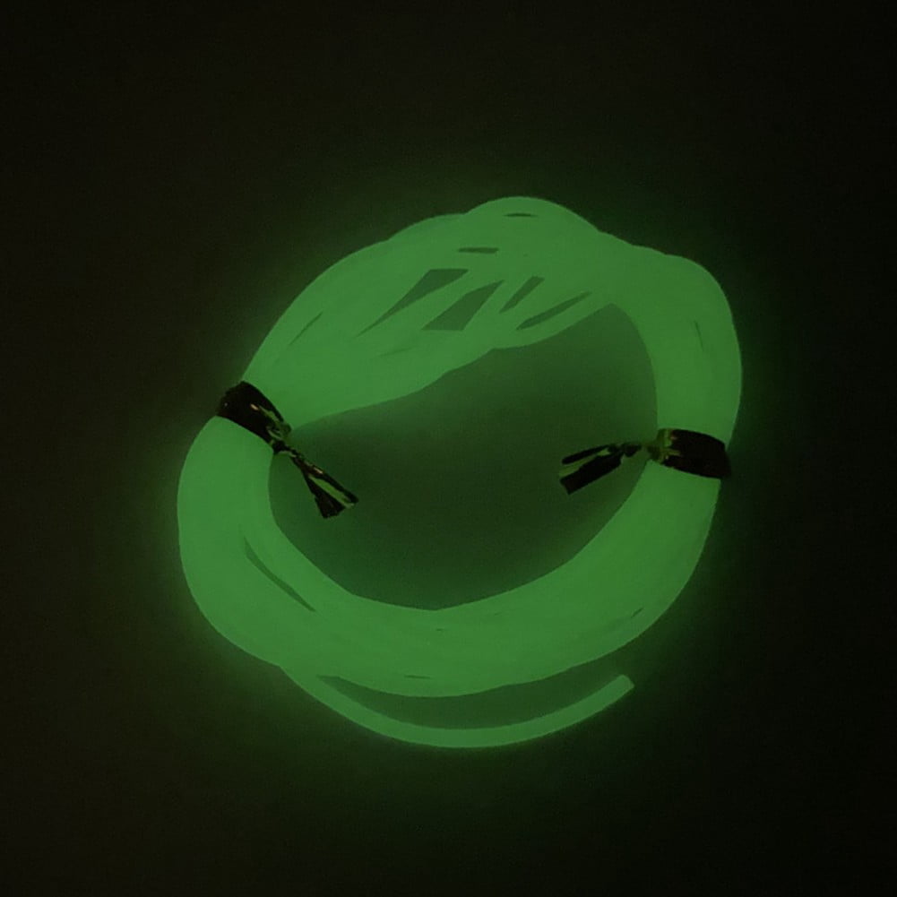 Tube Lumineux De Pêche En Silicone – 2 Mètres, Diamètre 1mm/2mm – Rose Ou Vert – Pour Pêche De Nuit, Attirait Poissons – Léger 5g