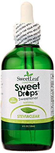 SweetLeaf Sweet Drops Liquid Stevia Sweetener, SteviaClear, 4 Ounce
