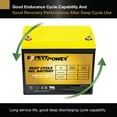 thumbnail image 4 of ExpertPower 12V 75AH Gel Deep Cycle Battery Replaces BCI Group 24M Starting Marine & RV, 4 of 7