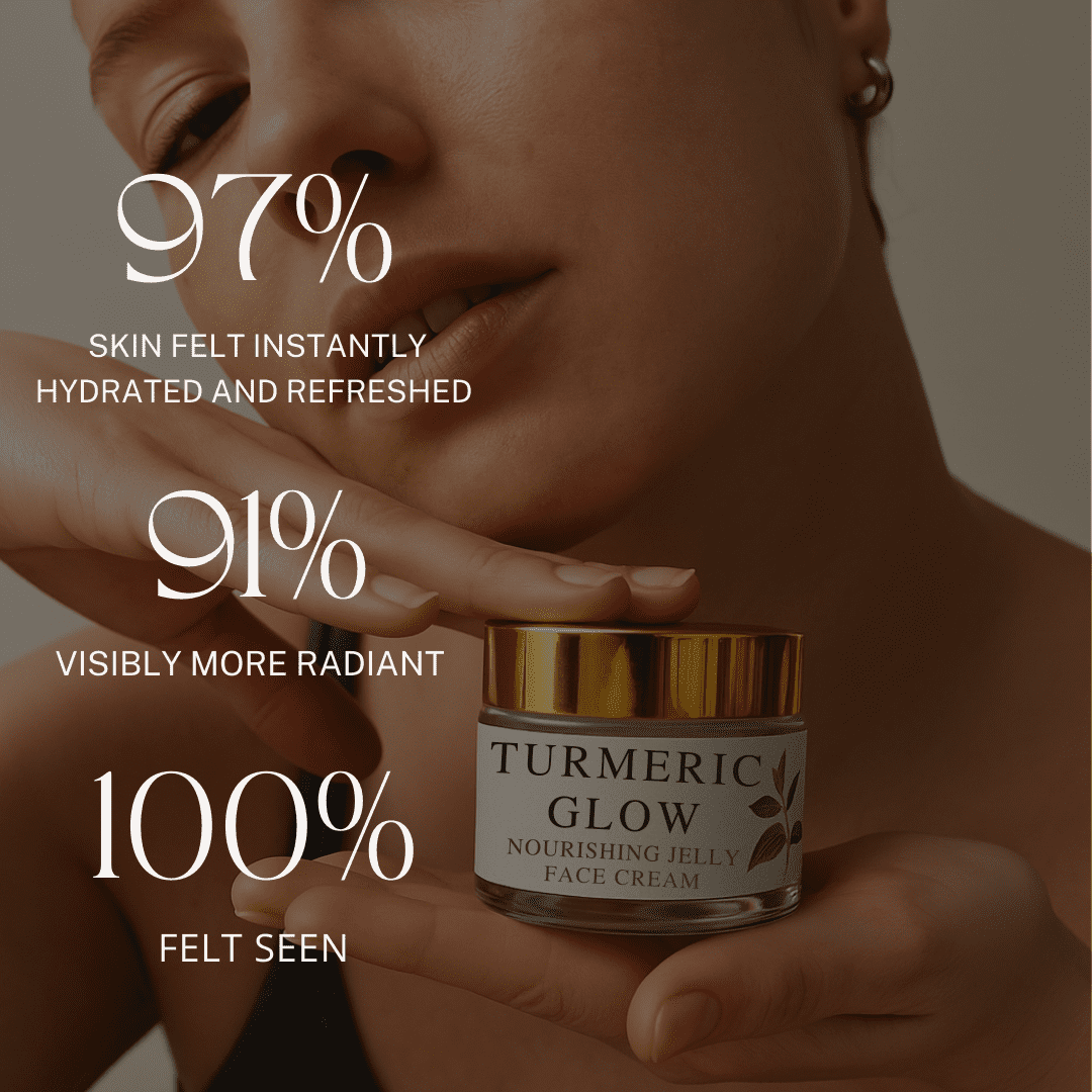 Turmeric GLOW Nourishing Jelly Face Cream - Deep Hydration & Revitalized Complexion - Face Cream