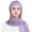 Light Purple, variant on AWZXDE Women's Head Cover Scarf with Cap and Cross Front Tie, Solid Color Head Wrap for Women, Breathable Protective Scarf for Outdoor Light Purple