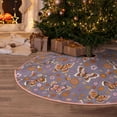 thumbnail image 5 of Sikiie Daisies Flowers Nativity Christmas Tree Skirt, Jesus Christian Winter Holiday Tree Mat Decoration(30-48IN)36", 5 of 6