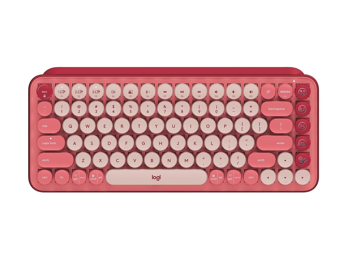 Logitech POP Keys Mechanical Wireless Keyboard Blast Yellow SPANISH LAYOUT