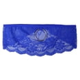 thumbnail image 1 of Ropa interior de hombre con encaje elástico y espalda en T, bikini de tiro bajo, tanga genial Azul, 1 of 9