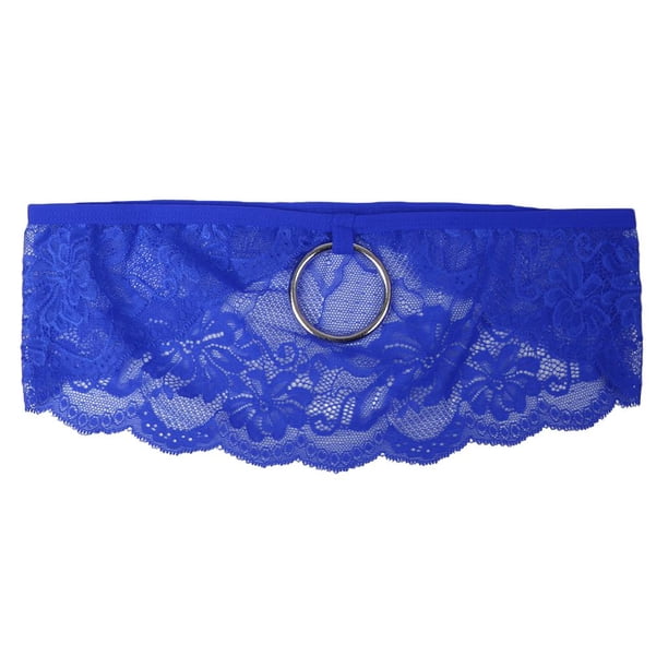 elástica con espalda en hombre, Bikini, calzoncillos, ropa interior fresca Azul