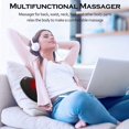 thumbnail image 2 of Back Massager,Shiatsu Neck Massager for Pain Relief,Electric Shoulder Foot Massage Pillow with Heat,Gifts for Mothers Day,Christmas Gifts for Women/Men,Deep Tissue Kneading for Waist,Legs, Black, 2 of 6