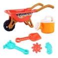 thumbnail image 2 of Juego de Juguetes de arena de playa para niños Zulema 6 Piezas Naranja, 2 of 8