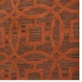 thumbnail image 4 of Rugsotic Carpets Hand Tufted Wool Eco-Friendly Area Rugs - 3'x5', Rectangle, Brown Orange, Modern Contemporary Design, High Pile Handmade Anti Skid Rugs for Living Room, Bed Room (K00239), 4 of 5
