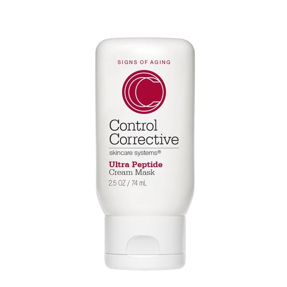 CONTROL CORRECTIVE Ultra Peptide Cream Mask 2.5 Oz - Máscara avanzada antienvejecimiento de retinol y ácido láctico que revitaliza la producción de colágeno y elastina para suavizar la piel, restaura