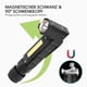 thumbnail image 3 of Linterna LED magnética recargable por USB COB súper transparente con cabezal giratorio de 90 °, 5 tipos de modos para acampar para niños Sailing Electrónica, 3 of 5