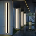 thumbnail image 5 of Aidenkid Outdoor Wall Sconce LED Modern Wall Lights Fixture Long Strip Black Sconces Wall Lighting White Acrylic Wall Light IP67 Suitable for Living Room Porch Patio Garage (Rgbcw, 79 INCH), 5 of 11