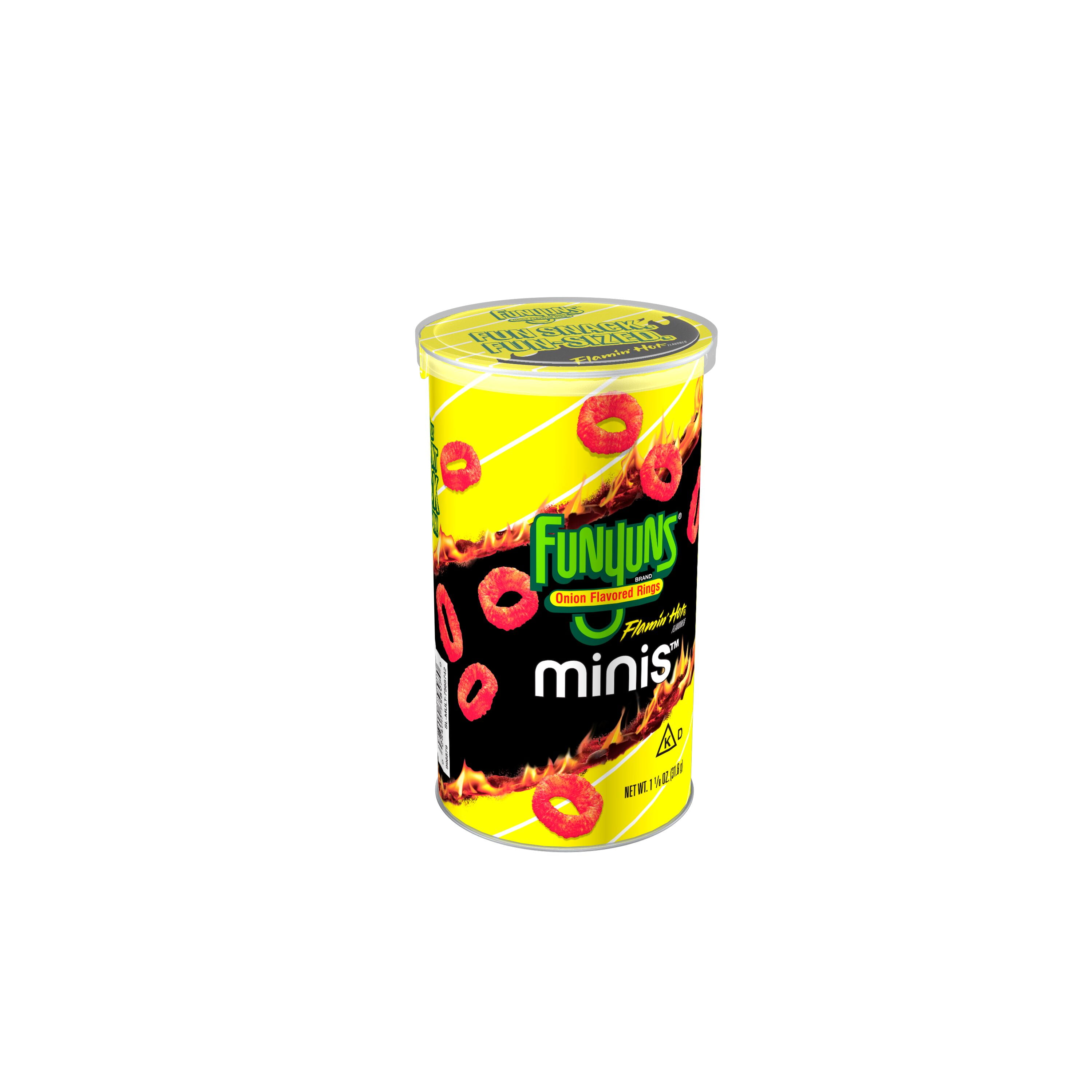 Funyuns Minis Onion Flamin' Hot Flavored Flavored Rings, 1.125 oz