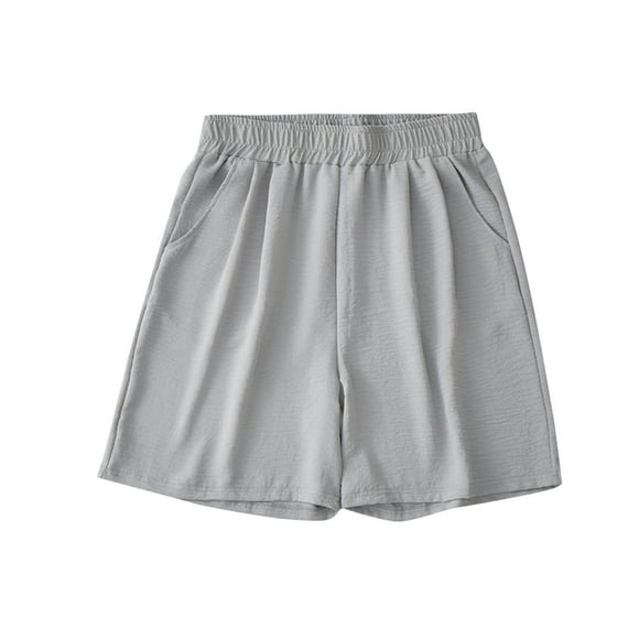 Kaemgyyd Shorts for Women Elastic Waist Summer Athletic Loose Sweat Shorts with Pockets Breathable Workout Running Short Pants
