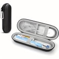 thumbnail image 4 of 1-Pack Portable Electric Toothbrush Travel Case for EBU Brand — Featuring Shockproof EVA and Water-Resistant PU Coating for Protective Storage, 4 of 7