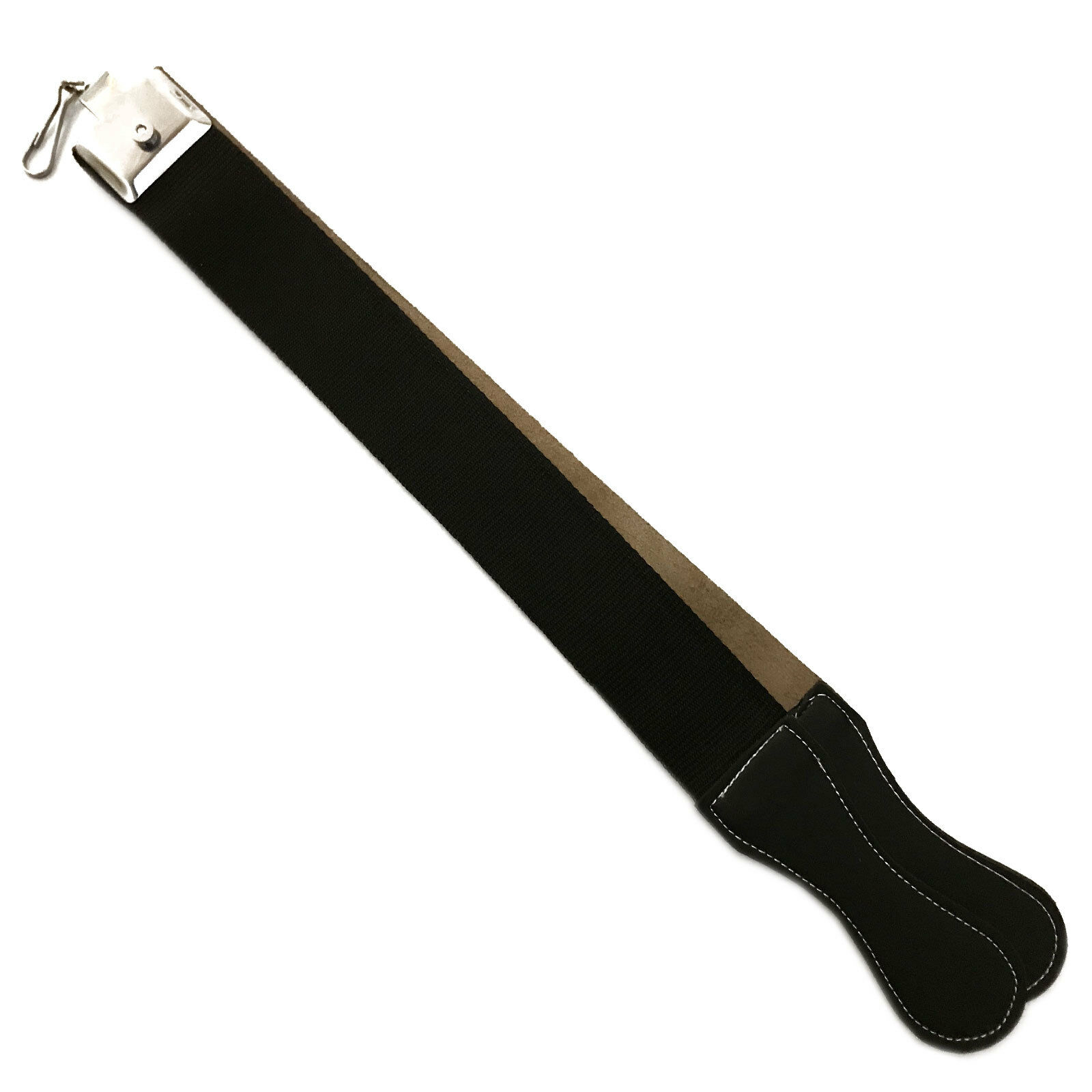 ZEVA Shave Ready Dark Wood Handle Straight Razor Rasoir with Leather Strop/Strap