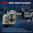 thumbnail image 3 of MOCA AUTOPARTS Electronic Throttle Body Fit for 2011-2016 Scion tC 2.5L & 2009-2019 Toyota Highlander 2.7L & 2009-2015 Toyota Venza 2.7L, 3 of 9