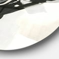 thumbnail image 2 of Designart 'Abstract Neutral III' Geometric Metal Circle Wall Art, 2 of 3