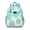 Greenish-blue-1, variant on Cute Floral Lemon Print Backpack - Waterproof & Breathable Book Bag for Teens and Daily Commuters